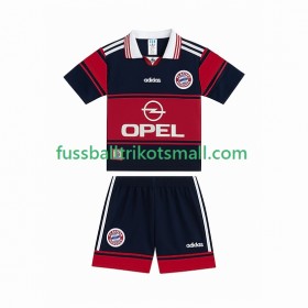 Fußballtrikots Bayern München 1999 Retro Kinder 1997 Kurzarm Heimtrikotsatz kaufen